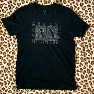 Armani exchange graphic T-shirt, M